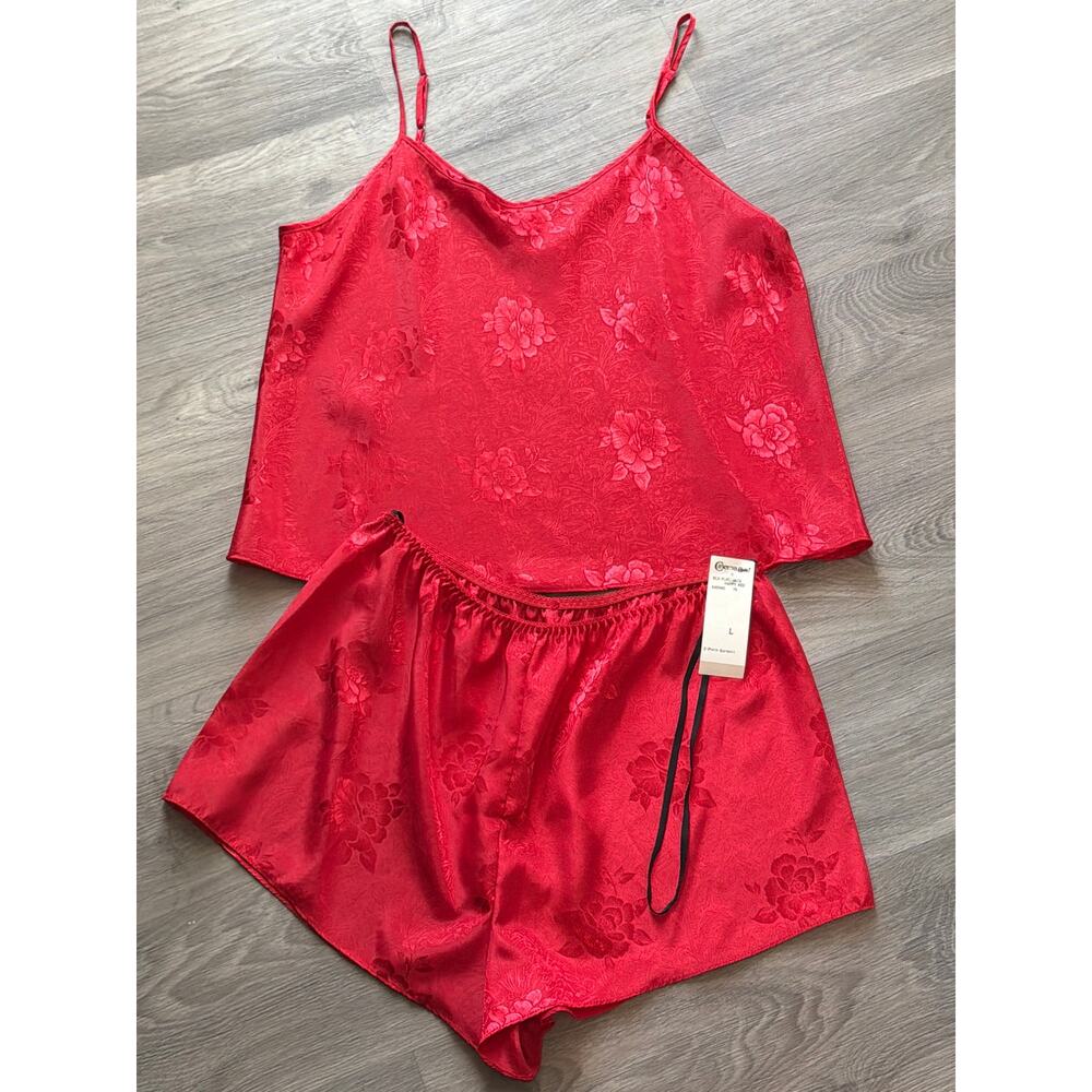 NWT Vintage Cinema Etoile size large camisole & shorts set